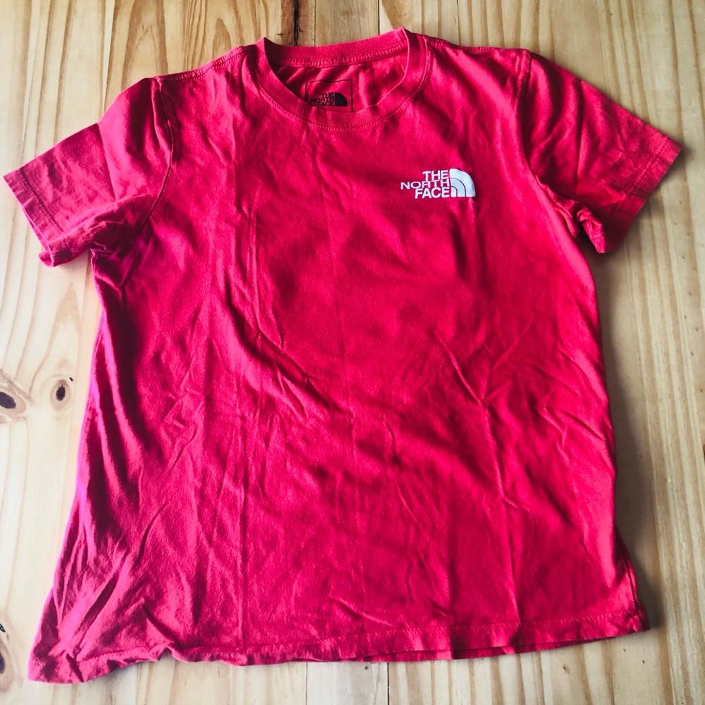 The North Face T-Shirt Women’s XS Crew Neck Short Sleeve Logo White Cotton